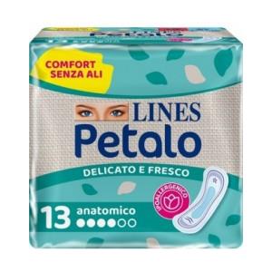 FATER SPA Lines Petalo Blu Assorbente Anatomico 13 Pezzi
