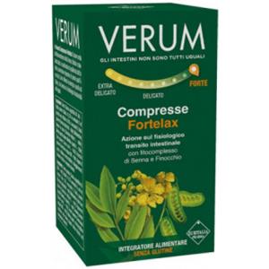 COSWELL Verum ForteLax - Integratore Alimentare Lassativo Stimolante per il Transito Intestinale - 80 Compresse