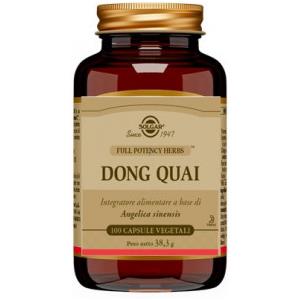 Solgar Dong Quai - Integratore Alimentare a Base di Angelica Sinensis, 100 Capsule Vegetali per il Benessere Femminile