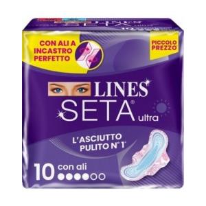 FATER SPA Lines Seta Ultra Assorbenti Ali Dwct 10 Pezzi