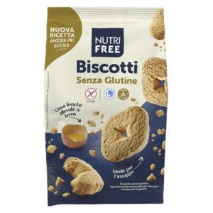 NUTRI FREE Biscotti Senza Glutine 300 g - Con Farina di Mais e Riso
