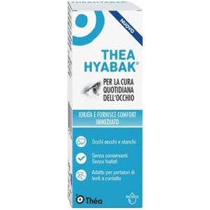 THEAHYABAK Soluzione Oftalmica 10 ml - Acido Ialuronico 0,15%, Sterile e Isotonica