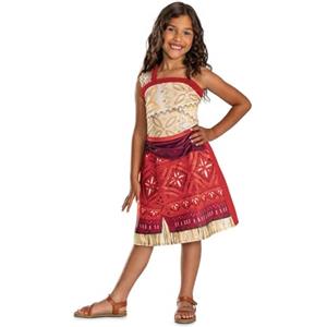 Disguise 171119K-EU - Costume da MOANA/VAIANA CLASSIC (EU), da bambina, multicolore