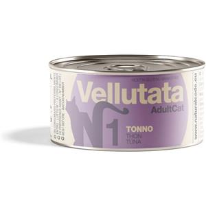 Natural Code Vellutata per Gatti Adulti al Tonno - Lattina da 85 gr, Senza Conservanti e Glutine