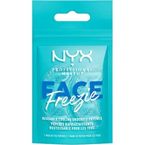 NYX Professional Makeup Patch Contorno Occhi Riutilizzabili, Effetto Rinfrescante, Per Occhiaie Ridotte e Pelle Idratata, Face Freezie, 1 Coppia