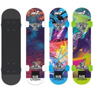 Mandelli Sub Urban, Skateboard Gioventù Unisex, Celeste, 80 cm