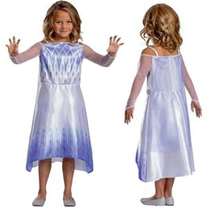 Disguise Disney - Costume ufficiale da Elsa della regina delle nevi, per bambine, per Halloween, Natale, taglia M