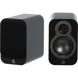 Q Acoustics 3010C Diffusori da Libreria a Due Vie in Nero Satinato - Garanzia Ufficiale
