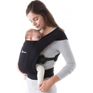 Ergobaby Marsupio Omologato fino ad 11.3 Kg EMBRACE PURE BLACK