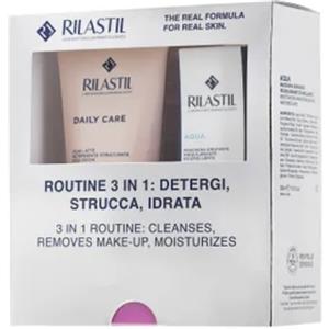 Rilastil Cofanetto Natale 3 in 1: Olio Latte Detergente 200 ml e Maschera Viso Idratante 30 ml