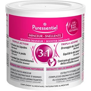 Puressentiel Booster Drenante Snellente 240g - Formula Naturale con Ananas, Tè Verde e Bardana