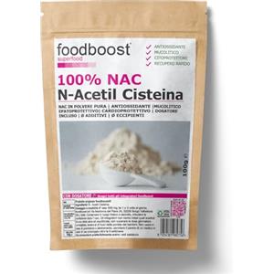 foodboost NAC N - Acetil Cisteina Pura in polvere 100 g foodboost - senza additivi - con dosatore - mucolitico, detox, antiossidante, MASSIMA BIODISPONIBILITÀ - 100 DOSI