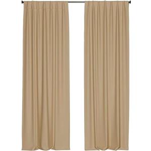 domus&trend - Tende Oscuranti per Interni a 1 Pannello 140x300, Tende Camera da Letto Soggiorno Moderne Ignifughe Isolanti e Passanti Nascosti, Tenda Oscurante Antirumore Coprente, 100% Made in Italy