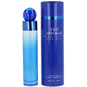 Perry Ellis 360 Very Blue - Eau de Toilette da 96,4 g per uomo, fragranza di lunga durata adatta a tutti i tipi di pelle