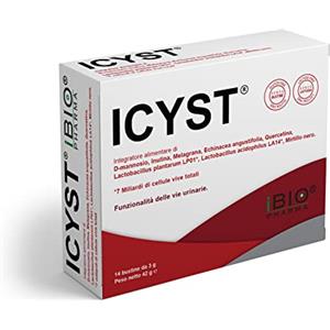 iBIOPHARMA ICYST Integratore per la Cistite, 14 Bustine