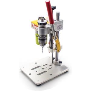 Jieotwice Mini Trapano a Colonna Precision 795 Trapano da Tavolo a Motore Trapano Portatile da Banco B10 Mandrino Strumento per Artigianato In Giada In Legno di Metallo