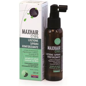 Vital Factors MAXHAIR CRES LOZIONE SPRAY RINFORZANTE 100 ml - Trattamento per capelli indeboliti con estratti vegetali e oli essenziali