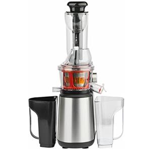 H.Koenig GSX22 Estrattore Succo Frutta e Verdura Verticale, Centrifuga, 3 filtri per Succhi Liquidi, Densi e Sorbetti, Senza BPA, 60 g/m, 400W, Inox