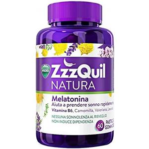 Farma-Derma PROMO ZZZ QUil Natura 60+60 Pastiglie Gommose Melatonina