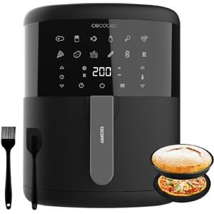 Cecotec Friggitrice ad Aria Cecofry Bombastik 6000 Full. Air Fryer 1700 W, Capacità 6 L, Tecnologia PerfectCook, Regolazione della Temperatura e Del Tempo, Controllo Touch, 12 Modalità, Accessori