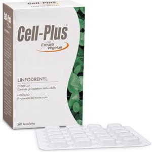 Bios Line Cell Plus Linfodrenyl - Integratore con Bioflavonoidi, Vitamina C e Acido Ialuronico per Drenaggio e Microcircolo - 60 Tavolette