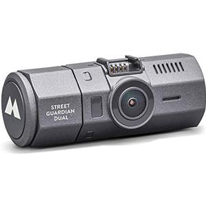 Midland Street Guardian Dual Telecamera, Doppia Video Camera da Auto con Cycle Recording, Grandangolo 160° out + 120° in, Black Box, Cavo Presa Accendisigari e Cavo USB