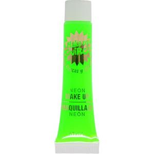 FIESTAS GUIRCA | Trucco Crema Neon (10ml) - Pittura Viso a Olio per Costumi di Halloween, Festival e Feste a Tema - Ideale per Tutti gli Utenti - Verde