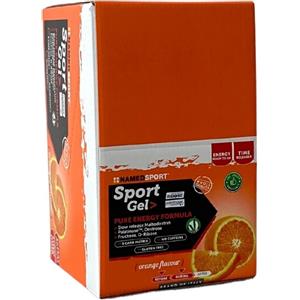 Named Sport Gel Arancia 25ml - Gel Energetico con Carboidrati a Rilascio Differenziato, Senza Grassi, Ideale per Endurance