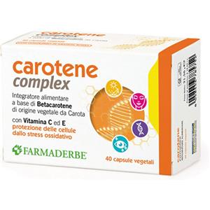 Farmaderbe Carotene Complex Integratore Alimentare, 40 Capsule