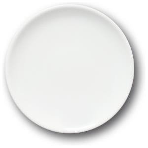 Saturnia Piatto Siviglia Bianco Rotondo in Porcellana Ø 17 cm - Design Elegante e Semplice