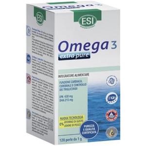 ESI - ESI Omega 3 Extra Pure Integratore per Colesterolo 80 + 40 Perle in Omaggio - 985661545