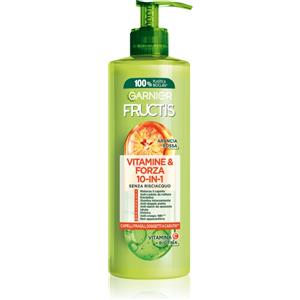 Garnier Fructis Forti & Brillanti - Trattamento 10 in 1 Senza Risciacquo per Capelli Fragili e Soggetti a Caduta, 400ml