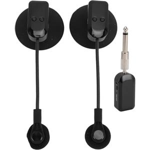Denash Microfono Wireless Per Flauto, Microfono Wireless Stabile Per Sax, Rotazione Di 360° Per Esibizioni Musicali, Microfono Per Fisarmonica, Chitarra, Violino, Con Tecnologia