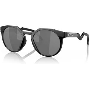 Oakley HSTN - Occhiali da sole rotondi in Nero opaco con lenti Prizm™
