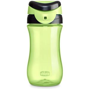 Chicco Travel Cup, Tazza per Bambini 2 Anni, Pratica Apertura, Beccuccio Integrato, Chiusura Ermetica, Facile da Trasportare, Capacità 350 ml, Verde