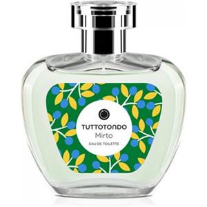 TUTTOTONDO Mirto Eau de Toilette 100ml - Flacone in vetro con erogatore spray, note di bergamotto, mirto e noce moscata