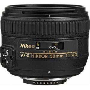 Nikon AF-S Nikkor 50 mm f/1.4G Obiettivo, Nero [Versione EU]