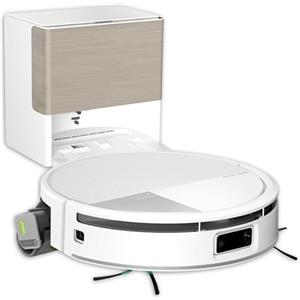 iRobot Roomba Max 705 Combo+Stazione AutoWash, Robot Aspirapolvere Lavapavimenti, ProLiDAR, PowerSpin Roller Mop,SmartScrub,Riconoscimento Oggetti AI,Pulizia Predittiva, Controllo Vocale e App, Bianco