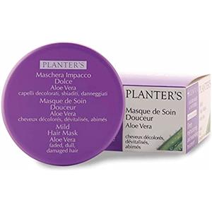 Planter's Maschera Impacco Nutriente all'Aloe Vera - 200ml per Capelli Decolorati e Danneggiati