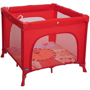 Chicco Open Box Lettino Neonati da Viaggio per Bebè e Bambini dalla Nascita fino a 15 kg, Pieghevole e Compatto, Culla da Campeggio con Tappeto Gioco, Finestre in Rete, 4 Maniglie e Borsa da Viaggio