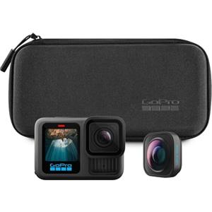 GoPro HERO13 Black Ultra Wide Edition - Action camera impermeabile con video 5.3K60, foto da 27 MP, campo visivo potenziato di 177 gradi + compatibilità con obiettivi della serie HB