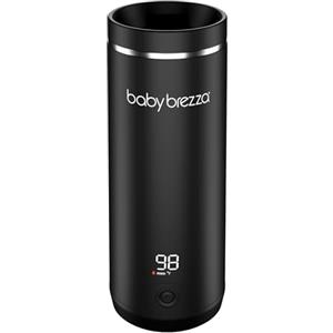 Baby Brezza Superfast Portable Bottle Warmer Scaldabiberon portatile - 67% più veloce - scalda Latte materno da viaggio e Scaldabiberon - sicuro - Riscaldamento uniforme - fino a 8 Biberon - nero