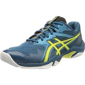 Asics Gel-Blade 8, Scarpe da pallavolo Uomo, Deep Sea Teal/Glow Yellow, 50.5 EU