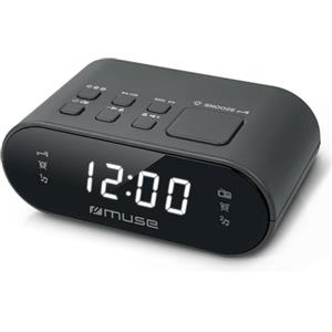 MUSE M-10 CR NEGRO RADIO ANALÃ"GICA SOBREMESA FM SNOOZE