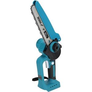 Dedra Mini sega a batteria, mini sega brushless, 18 V, DEDRA SAS+ALL, guida 8, motore brushless, design ultraleggero, spessore di taglio (fino a 140 mm), funzionamento a batteria, senza batteria/caricatore