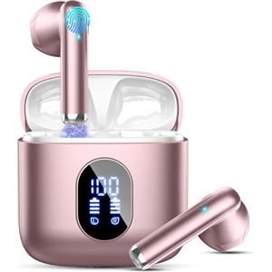 Drsaec Cuffie Bluetooth, 2025 Nuovo Auricolari Bluetooth 5.4 tereo Cuffie Wireless In Ear con 4 ENC Mic, Cuffie Senza Fili Cancellazione Rumore 30Ore Cuffiette Sport Earbuds IP7 Impermeabili Headphones