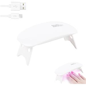 Jecdfs 1pcs Mini lampada per unghie portatile UV a forma di topo,Lampada Unghie UV LED Unghie,fornetto unghie semipermanente,lampada uv led unghie piccola,uv lamp nails,Asciugatrice per Smalti in Gel
