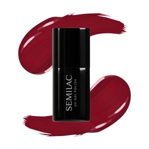 Semilac Smalto Semipermanente 7 ml - Jelly Cherry e Winter Collection, Effetto Glass Nails