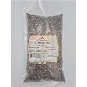 A. Pezzella srl Semi di chia da 500 gr lavorazione italiana, FORMATO GRANDE, CONFEZIONE RISPARMIO