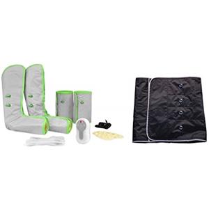 TechnoMedia Pressoterapia massaggi addome gambe cosce polpacci piedi ritenzione idrica cellulite comprende fascia addominale